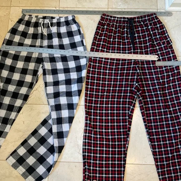 Lot of two Lounge Pants, flannel, Men’s Sz S and M - Picture 7 of 8